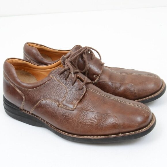 Johnston Murphy Mens 10.5 Shuler Bicycle 20-7223 Dark Brown Leather Derby Loafer main image 4